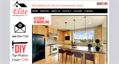 Desktop Screenshot of eliteremodelingatlanta.com