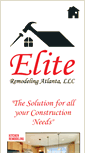 Mobile Screenshot of eliteremodelingatlanta.com